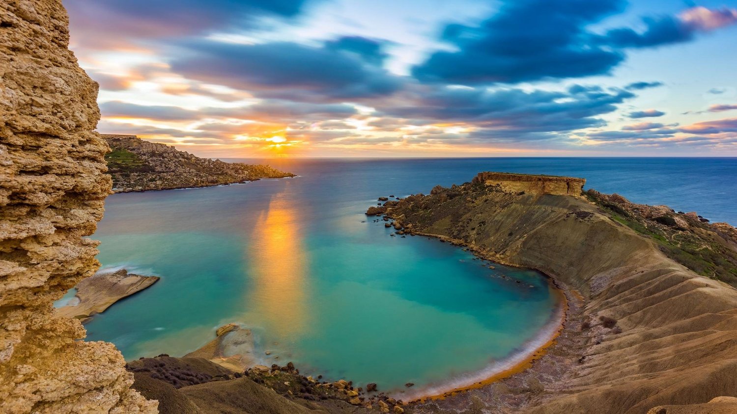 Blick auf Mgarr auf Malta