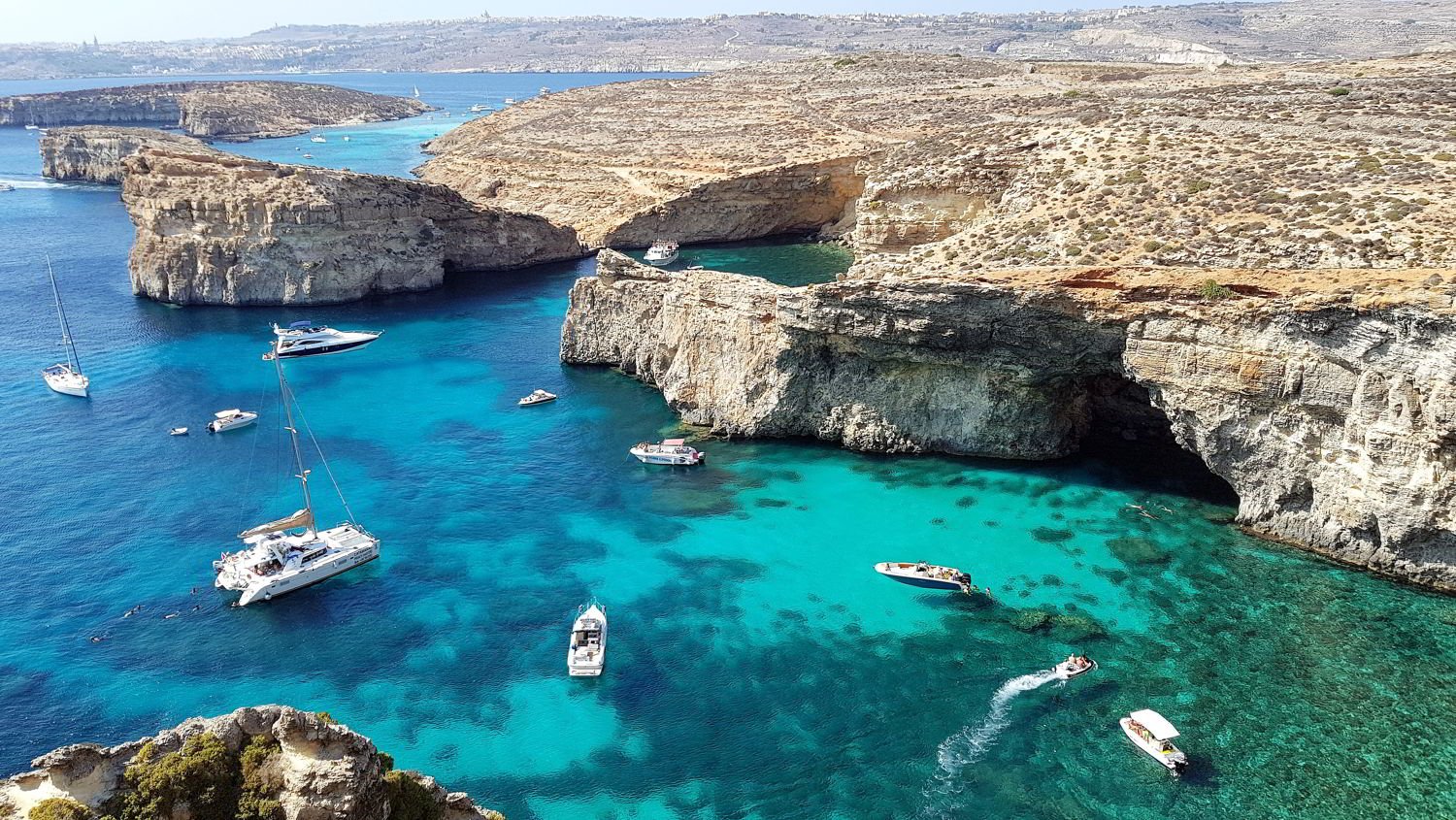 Die Blaue Lagune auf Comino